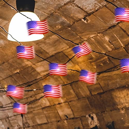 Денот на независноста Патриотски декор, импресионирајте го животот на американските знамиња на американски знами