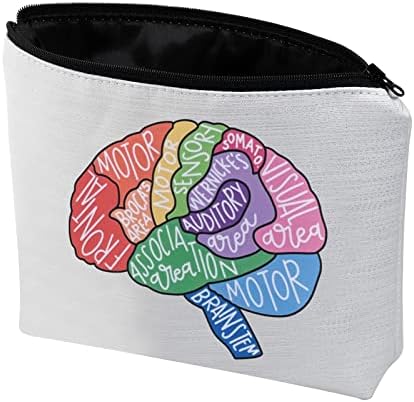 Г2туп Мозочна Анатомија Подарок Невронаука Козметичка Торба Неврологија Медицинска Сестра Шминка Торба Нега Анатомски Распоред Патент За Патент За Мозок