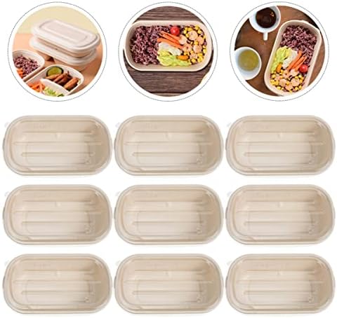 Бестонзон Контејнери За Храна Училишни Послужавници За Ручек Контејнери за еднократна употреба контејнери за ручек контејнери за носење: 10