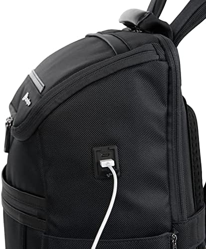 Извршен избор на екипажот TravelPro 3 Среден Топ оптоварен ранец се вклопува до 15,6 лаптопи и таблети, USB A и C пристаништа, мажи