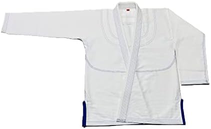 Белиот кралски сина бод bjj gi jiu jitsu kimonos gi памук перл ткаат 450gsm