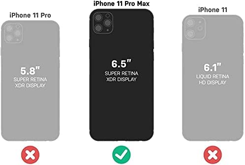 Симетрија На отербокс Серија Случај за iPhone 11 PRO MAX-Вклучува Крпа За Чистење-Еколошко Пакување-Црно