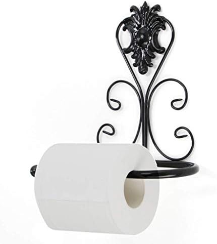 Држач на салфетки WSZJJ - држач за хартиена крпа - Кованица Рачно изработена wallидна монтирање ковано железо, држач за тоалети