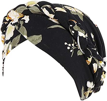 Боемска облека за глава завиткана етничка глава капаче капа капа од плетенка Турбан карцином пред-врзан рак на коса за опаѓање на косата за