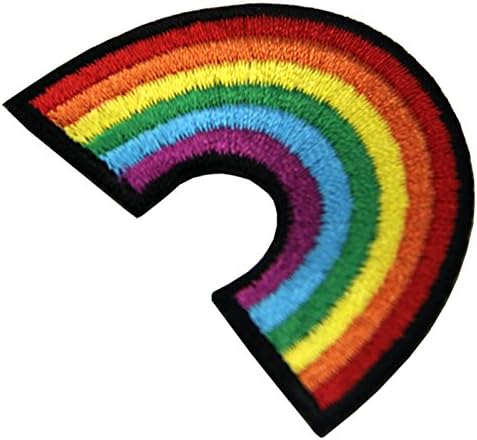 Ембао геј гордост Лезбејско знаме на виножито Ретро Loveубов ЛГБТ везена апликација железо на/шие на лепенка