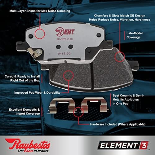 Raybestos Element3 EHT ™ Замена на задната рампа