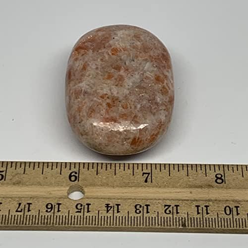 89,7 грама, 2,3 x 1,6 x 0,9 сончан палмстон, палм-камен галетски облик од Индија се распрсна, заздравување на Реики, скапоцен камен, Чакра, Б21989