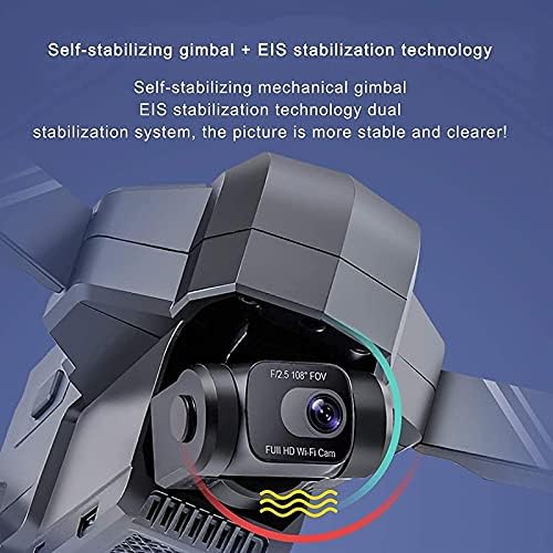 Xzruk Drone само-стабилизирање на Gimbal Aerial Camera HD Intelligent Professional Brushless Deploating Aircraft 4K, 5G Ultra-Clear Transmilation