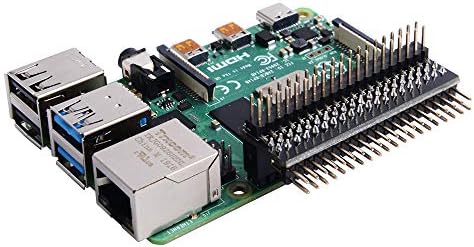 Micro конектори Geeekpi Raspberry Pi 40-Pin GPIO 1 до 2 експанзија табла 2 x 20-пински лента со двојна машки заглавие со двојни