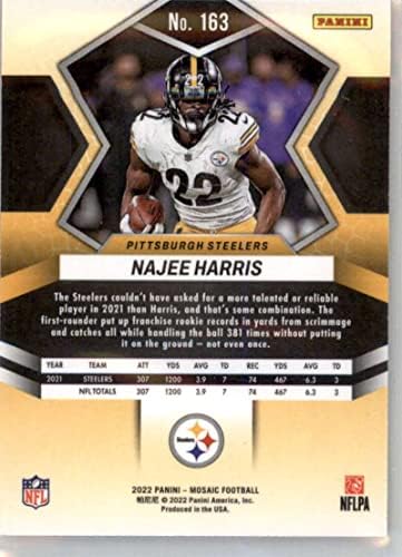 2022 Panini Mosaic 163 Najee Harris Pittsburgh Steelers NFL Football Trading Card