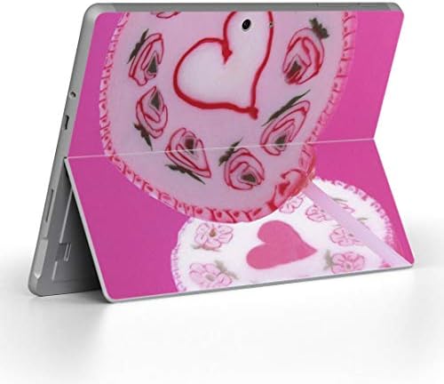 Декларална покривка на igsticker за Microsoft Surface Go/Go 2 Ultra Thin Protective Tode Skins Skins 000895 Heart Candy