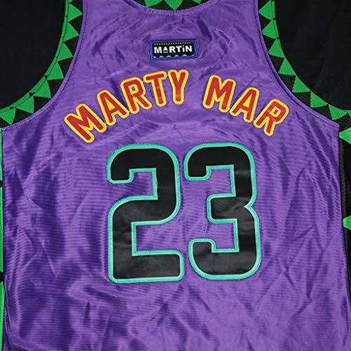 Машкиот Мартин Мартин 23 Мартин Мартин 1992 година, ТВ -шоу кошаркарска дрес зашиена