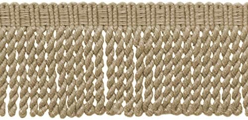 Пакет со вредност од 5 двор / 3 инчи долга / песочник светло беж плетена силница раб / стил# bfscr3 / боја: A10 - светло од песочник од песочник