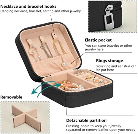 Кутија За Накит Од Кожа кигаи Сина Гејмпад Пренослива Мини Торба За Складирање Накит За Патување, Кутија За Организатори На Обетки