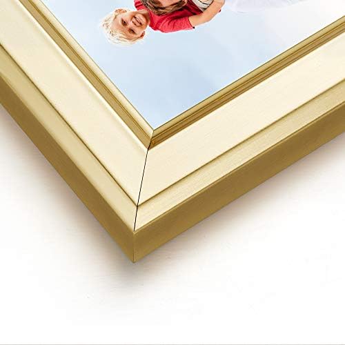 Lavie Home 5x7 Рамки за слики Едноставна дизајнирана фото рамка со стакло со висока дефиниција за монтирање на wallидови и табела,