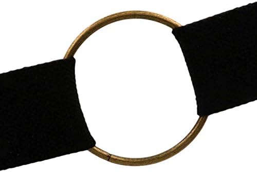 Генеричка метална бронза со голема големина на прстенестата тока 3 во рамките на лентата за прстен од јамки од јамка пакет од 4