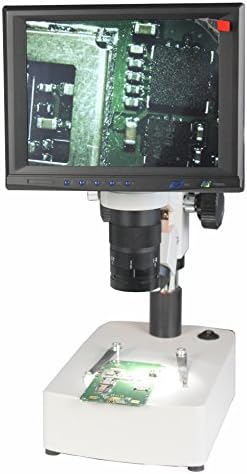 BestScope BLM - 310 Дигитални Стерео Зум Микроскоп со 8 TFT LCD, 17.78 x-124x Зголемување, 0.7 x-4.9 x Зум Цел, Горниот LED Осветлување,