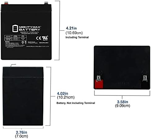 12в 5ах СЛА Замена Батерија За Итон Powerware 3105 500-9 Пакет
