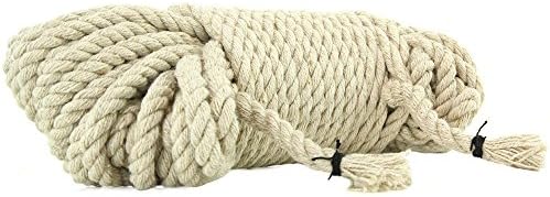 Кинк од Док nsонсон - Хогтид - Поврзување и вратоврска јаже за ропство од коноп - природни влакна - 50 стапки