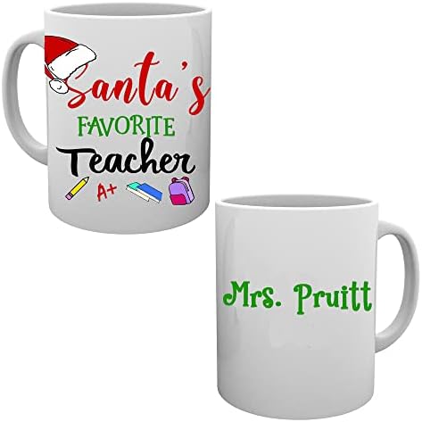Персонализирана наставничка во училиште Омилена класа Керамичка чаша чај чаша чај - класа за благодарност на едукаторот од 2023 година или подарок