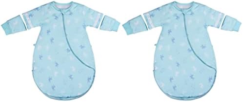 Toddmomy новороденче сина вреќа долга- за завиткување бебе cm торба памучна ракав ќебиња облека мека зимска унисекс свадле автомобил новороденчиња