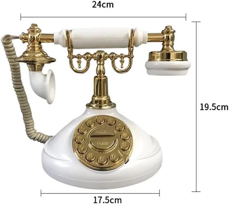 Лукео Ретро Домашна Канцеларија Антички Европски Телефонски Хотел Лоби Антички Креативни Механички Ѕвончиња Фиксна Фиксна Линија