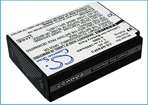 Заменска батерија за замена на Cameron Sino 1600mah одговара за Fujifilm Finepix F305, FinePix SL1000, FinePix SL240, FinePix SL245, FinePix
