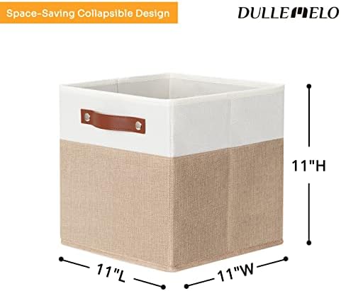 Dulemelo 11 инчи за складирање на коцки, коцки за складирање на ткаенини за организирање, склопување на преклопливи постелнина плата