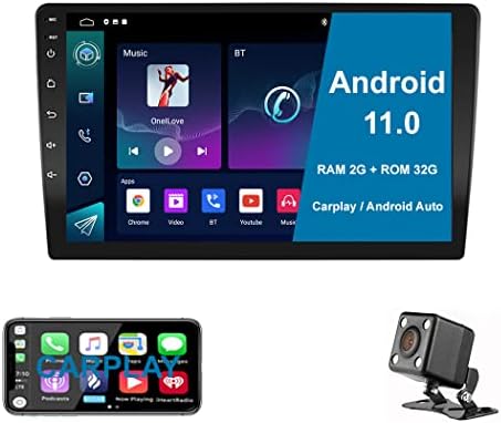 Двоен Дин Автомобил Стерео Компатибилност Со Apple Carplay Android Auto 10.1 инчен Екран На Допир Двојно Din Автомобил Радио Со