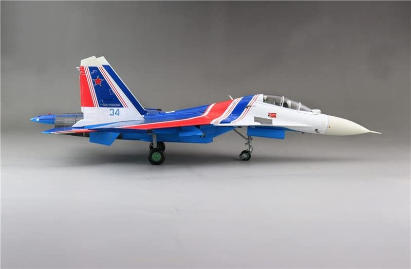 За хоби мајстор СУ-30СМ Руски витези Сини 34 RF-81705 Руски воздухопловни сили 2019 1/72 Diecast Aircraft претходно изграден модел