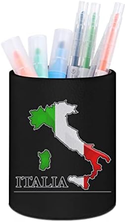 Мапа на знамето на Италија печатено пенкало за молив за молив за организатор на биро за шминка за четка за четки за домашна канцеларија
