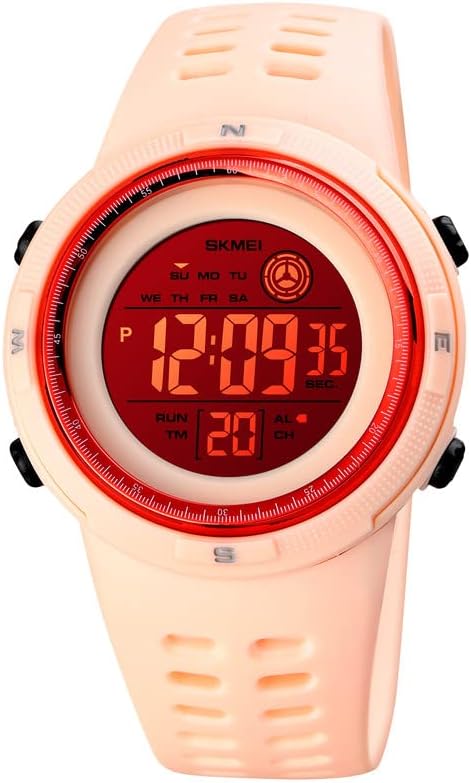 Машки Дигитален Спортски Часовник Водоотпорен Воен Стоперка Одбројување Автоматски Датум Аларм