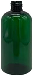 Природни фарми 8 мл Зелена Бостон БПА бесплатни шишиња - 8 пакувања со празни контејнери за полнење - есенцијални масла - ароматерапија | Бели