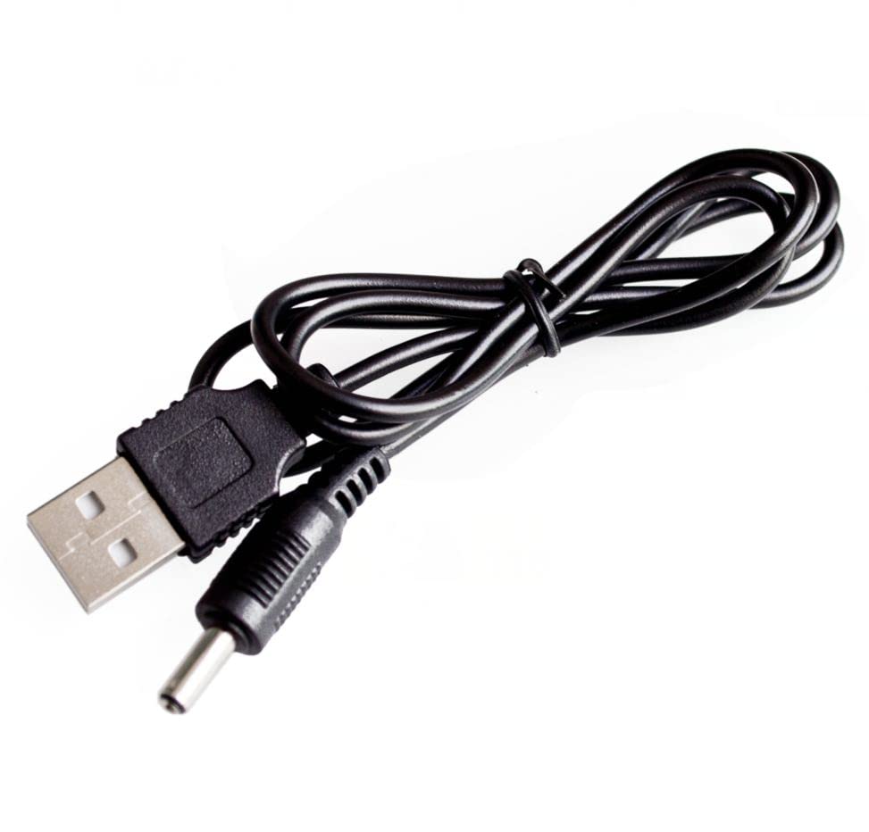 USB 2.0 Машко до 3,5x1.35мм 3,5мм приклучок за приклучок за приклучок 5V DC Адаптер за напојување со кабел за напојување Кабел