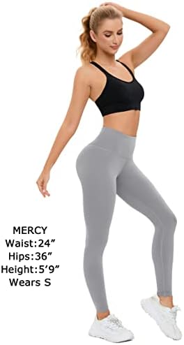 Џејлоа Ликра Лежалка Со Висок Струк 28 - Хеланки За Вежбање За Жени Путер Меки Јога Панталони