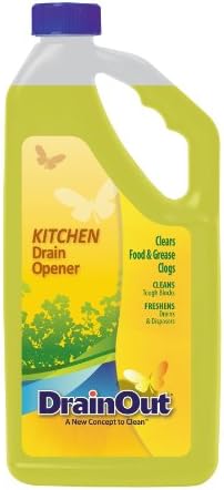 Исцедете го отвор за одвод на кујна и средство за чистење на чистач за храна, отстранувач на храна и маснотии, свеж цитрус - 32 унца