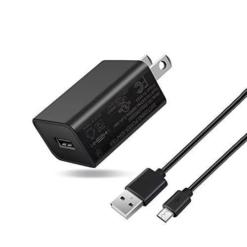 Адаптер за полнач за електрична енергија Micro USB за Roku Streaming Stick, Roku Express/+, Roku Express 4K/4K+, Roku Premiere+со 5 ft