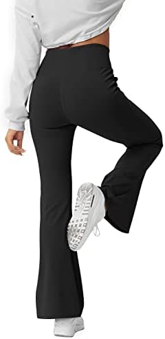 Хегали женски панталони за јога од пламен - Кросовер Флејгс Хелеги Батрин Меки меки тренинзи со високи половини, обични панталони за