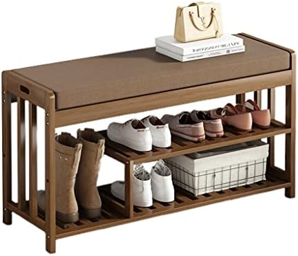 Fifor Shoe Rack Bench со складирање со високи чизми, организатор за складирање на чевли за ходник, бања, дневна соба, полица за организатор