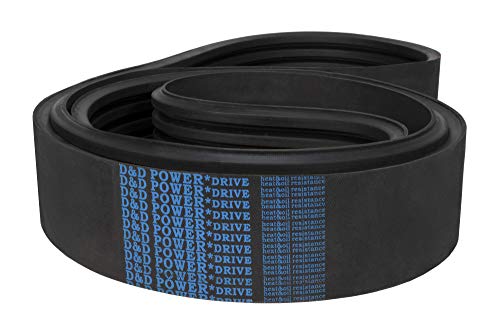 D&D PowerDrive BK156/06 Banded V Belt, 6 Band, Kevlar