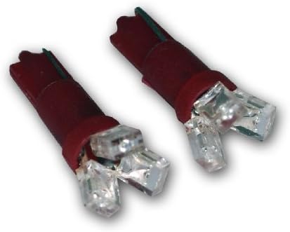 TuningPros LEDIS-T5-R3 прекинувач за палење LED светилки T5, 3 LED црвен 2-PC сет