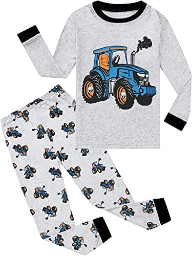 Мало рака дете за момчиња пижами пижами чудовиште камион памук деца диносаурус 2 парчиња планети pjs облека за спиење сет 2-7 години