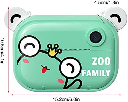 Xixian C3 Детска камера 32 GB Инстант фотоапаратен печатач за фотографии за деца Божиќ роденденски подароци за девојчиња со 12MP двојна