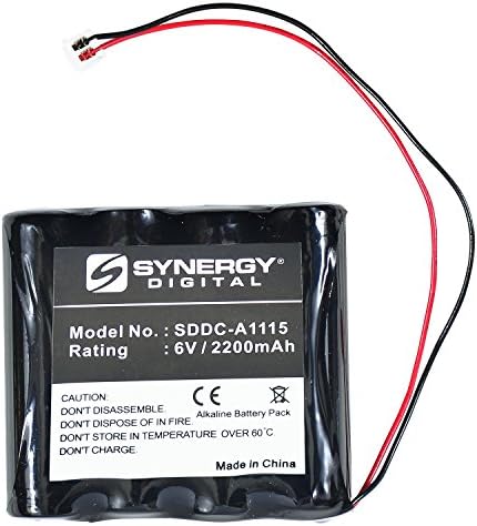 Синергија дигитална замена батерии, компатибилни со замена на меѓудржавниот Dry0201, замена за батеријата Saflok X-GAA-FC42, комбо-пакетот