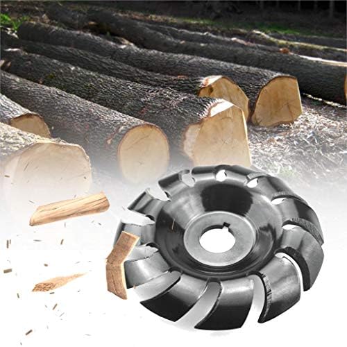 Xucus Hotешка манган челик 16мм, носат мелница за обликување на диск 90мм 12 заби Дрво резба диск за 100 115 дрвени обработка