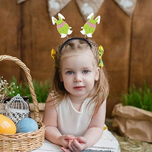 Декорации за забави Велигденски забави украси за зајаци украси за деца празнична забава за одмор, облекување на фотографии, цртани јајце зајак,