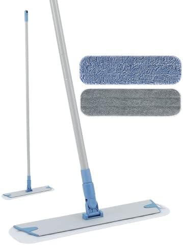 Замена на микрофибер моп влошки - 18'''x5 '' Chenille Refill Dust Pard Pad Compational со Bona Floor Mop, еднократно и миење на