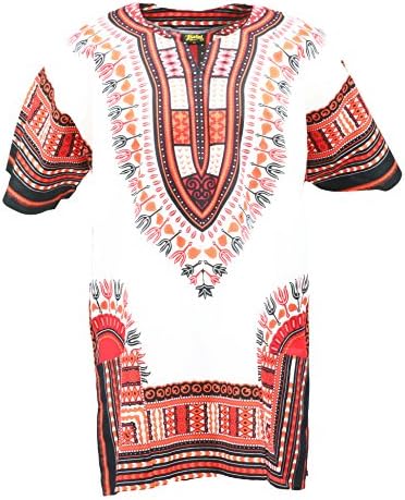 Клубкол Дашики кошула племенска африканска кафтан бохо Унисекс Топ кошула