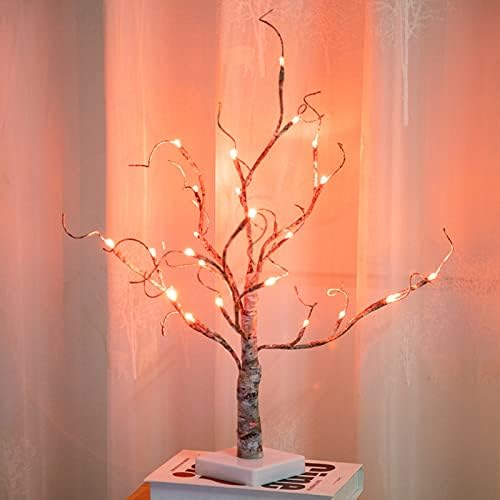 Божиќна дрво со светла Мини украс на дрво Топло бело LED диоди, светло декорација на таблети затворен или употреба на отворено за Божиќни