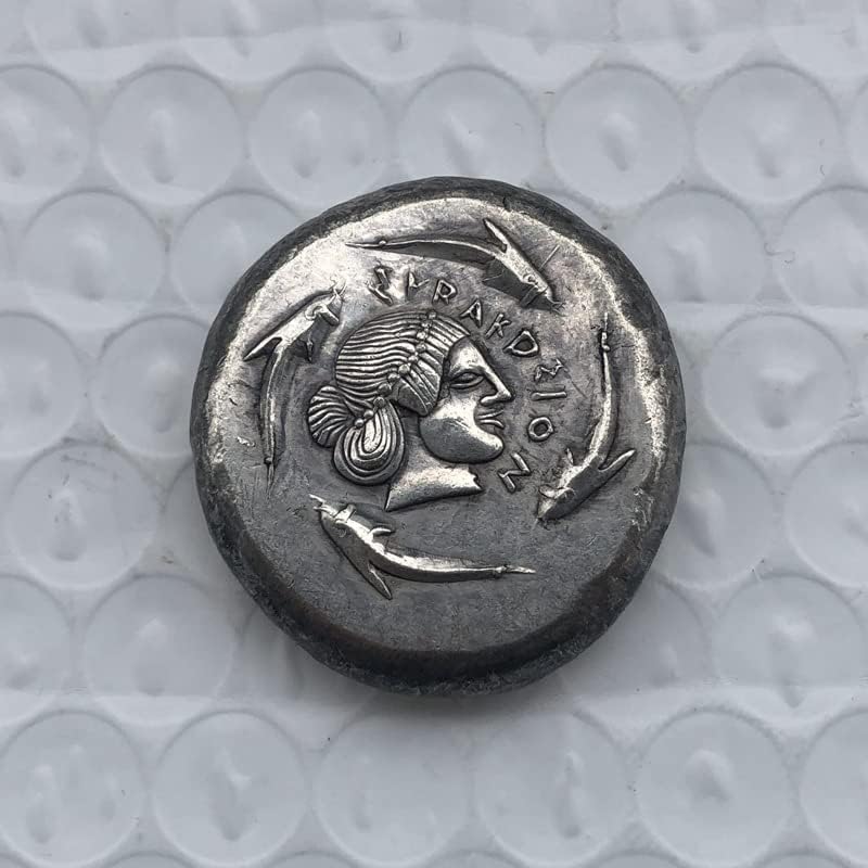 Грчки Монети Месинг Сребрени Антички Занаети Странски Комеморативни Монети Неправилна Големина Тип 6